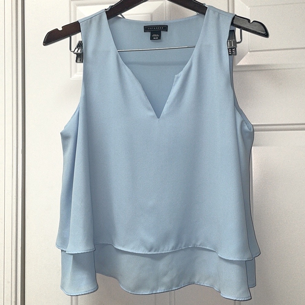 Metaphor sleeveless blouse, women’s size M